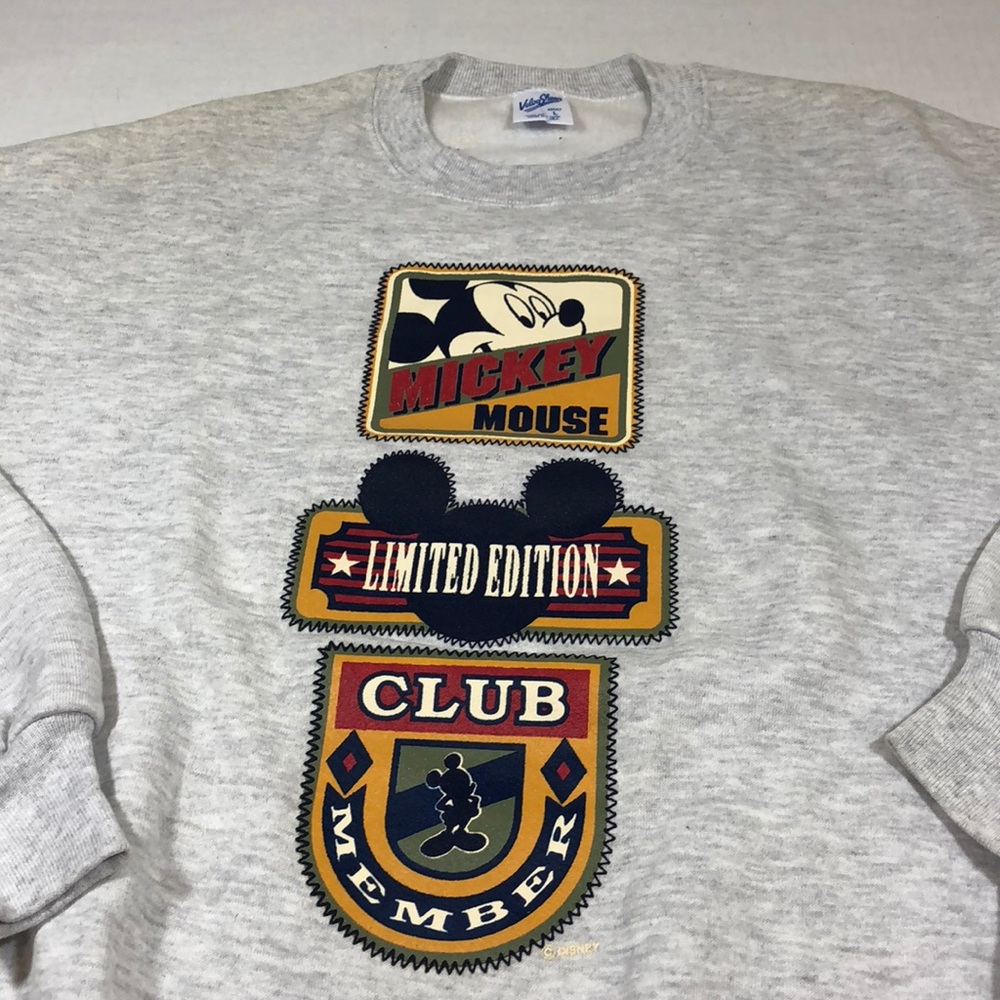 Retro Mickey Mouse limited edition sweatshirt club